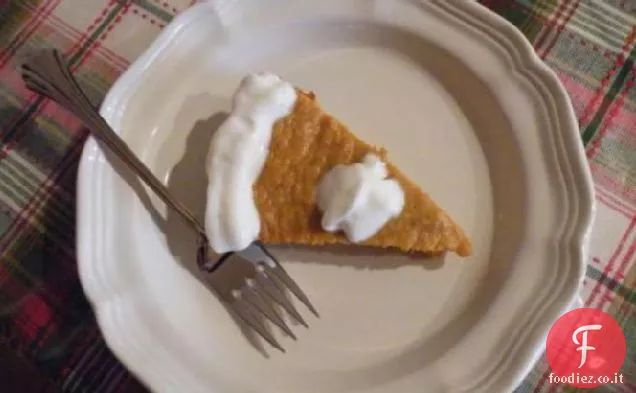 Torta di patate dolce celeste