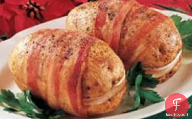 Patate avvolte con pancetta