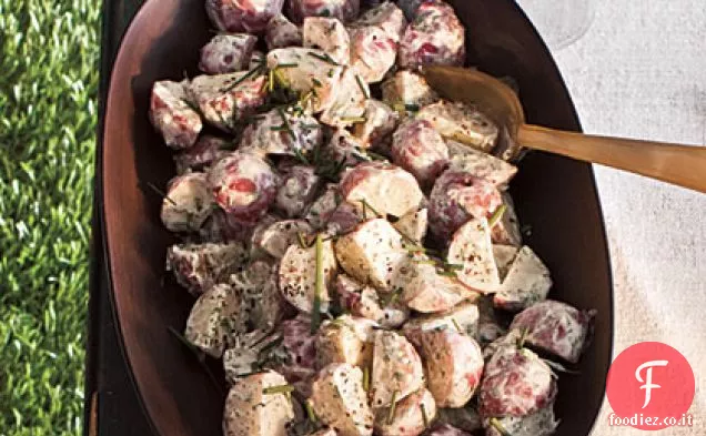 Latticello cremoso-Insalata di patate alle erbe