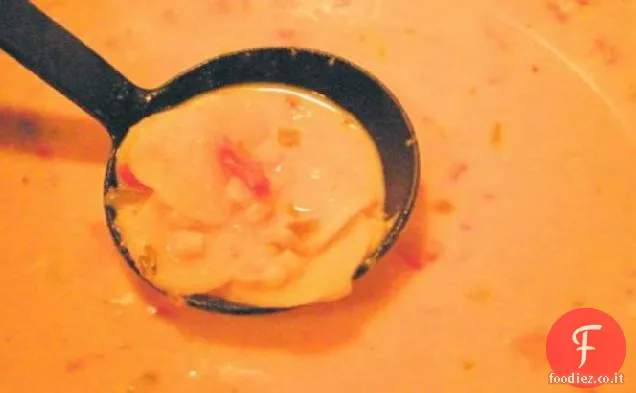 Zuppa di patate al formaggio Nacho