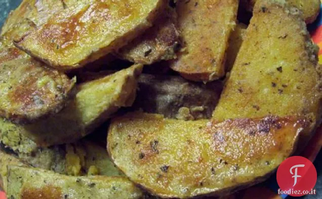 Cunei di patate al forno