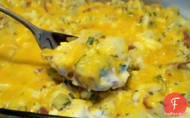 Casseruola di uova di patate a La Insalata di patate calde