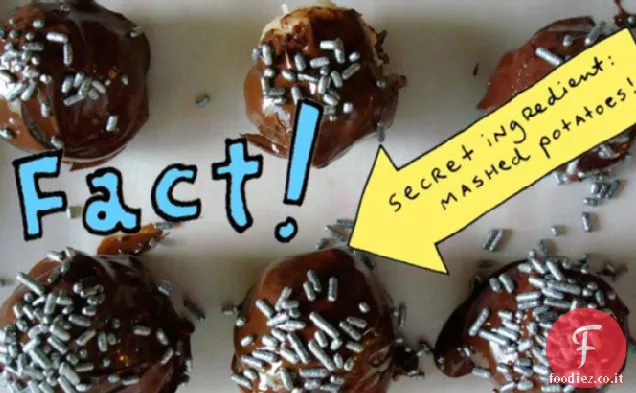 Cakespy: baci di patate ricoperti di cioccolato