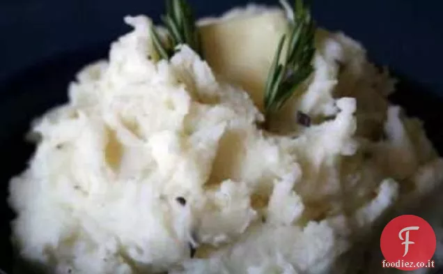 Purè di patate al formaggio blu e rosmarino