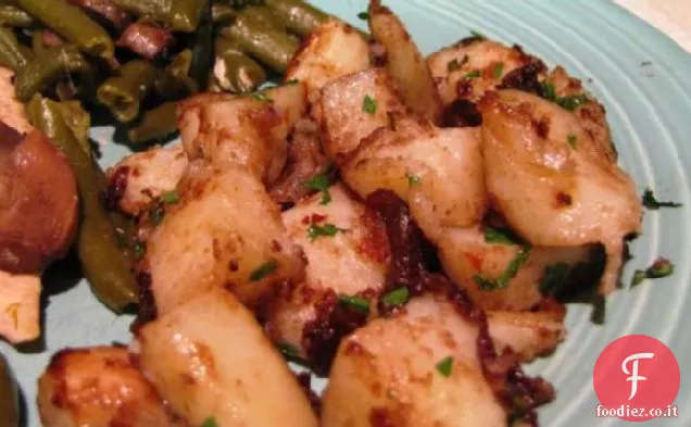 Patate arrosto in salsa d'aglio dorato (Tesoro # 4)