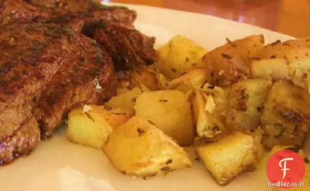 Patate Novelle Grigliate con Parmigiano ed Erbe Aromatiche