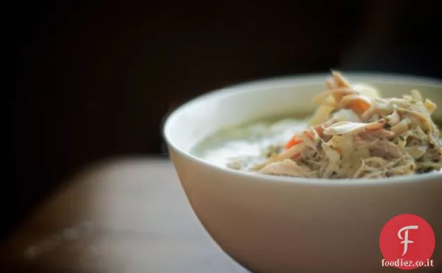 zuppa di pollo slowcooker per lenire un'anima stanca