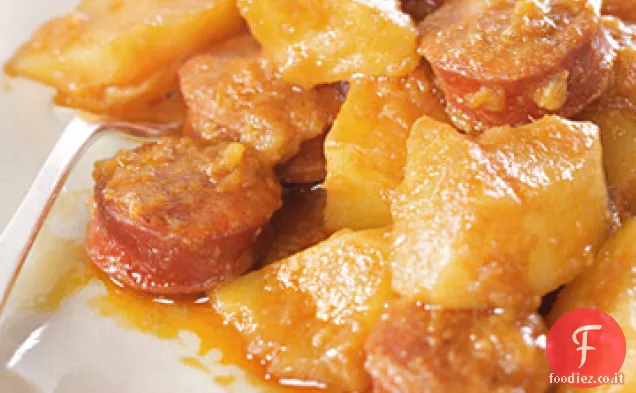 Patate alla Rioja con Chorizo