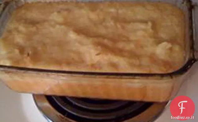 Soufflé di patate dolci all'ananas