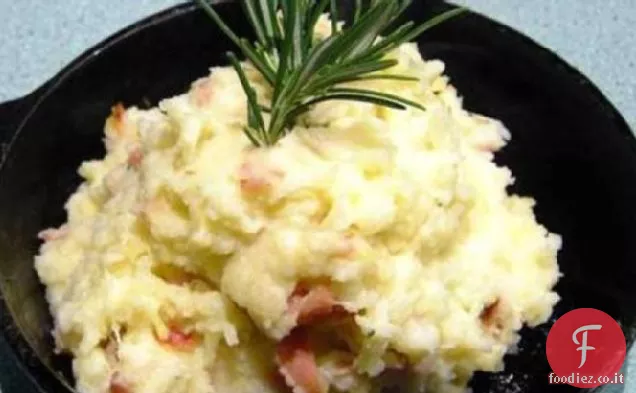 Purè di Patate con Prosciutto e Parmigiano