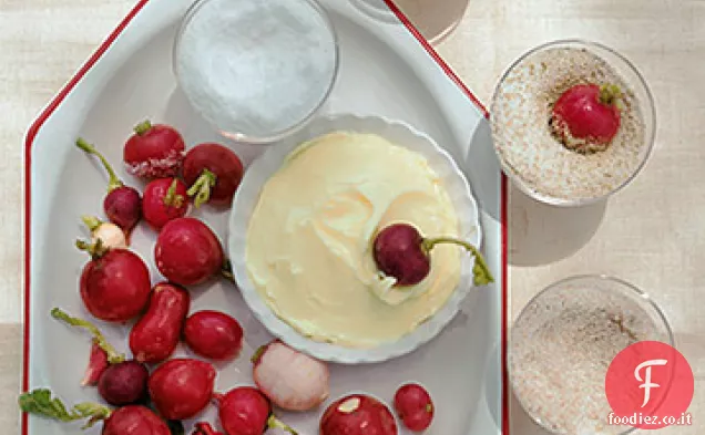 Ravanelli Freschi con Sali Aromatizzati e Burro