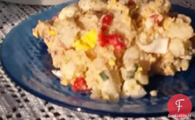 Pancetta e uova Insalata di patate