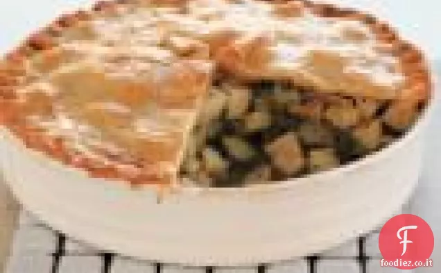 Radice di sedano e potpie di patate