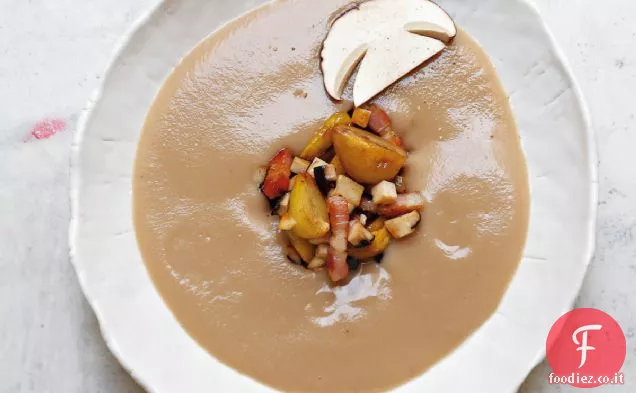 Zuppa di castagne con pancetta Ricetta