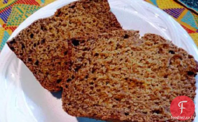 Pane di patate dolci senza grassi, senza latticini e delizioso