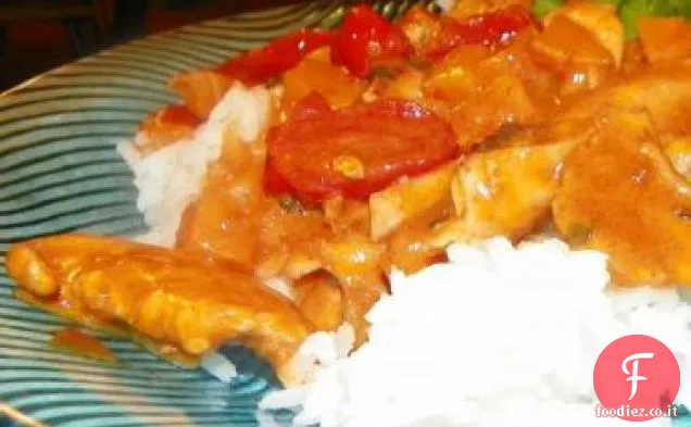 Picadillo con salsa di peperoncino