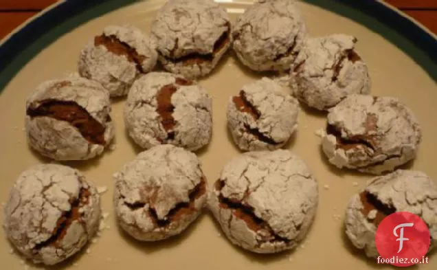 Crinkles al cioccolato senza glutine