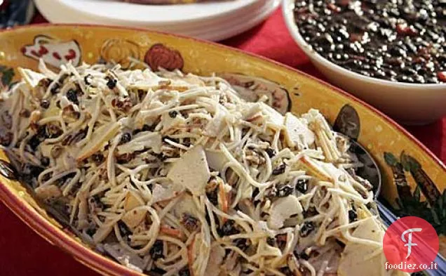 Radice di sedano e mela Slaw