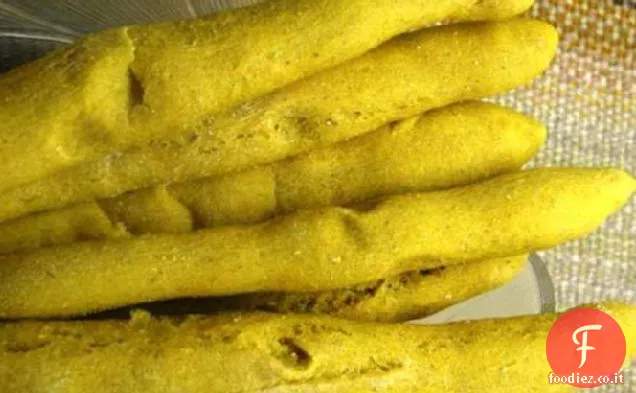 Grissini di patate dolci