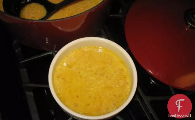 Zuppa di Patate dolci con Mascarpone