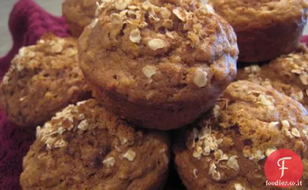 Muffin di farina d'avena di patate dolci