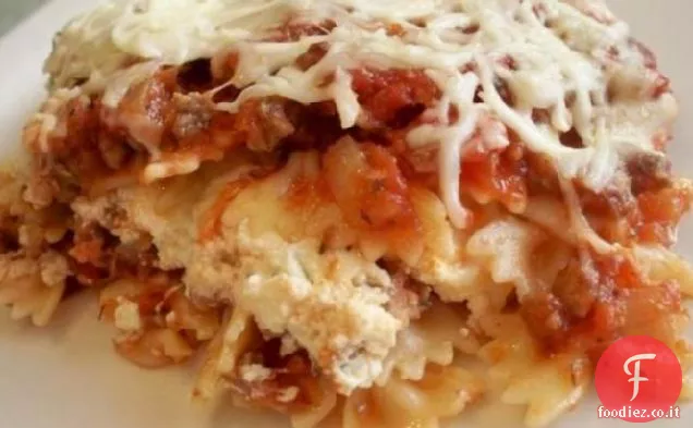 Pasta papillon stile Lasagna