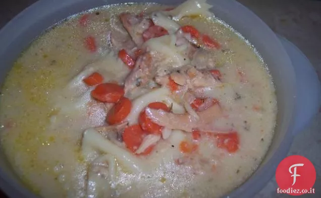 Cremoso Crock-Pot Zuppa di tacchino