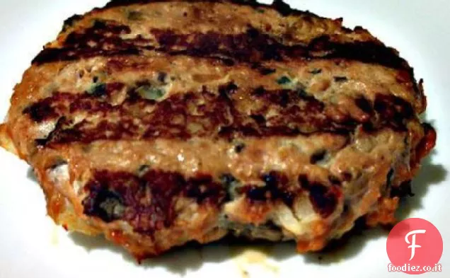 Hamburger di tacchino asiatico alla griglia