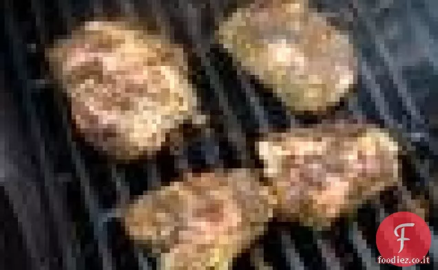 Pollo tritato con salsa all'aglio