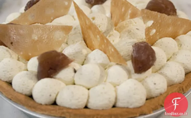 Torta di castagne con Crema al Rum
