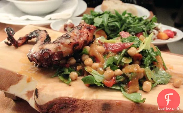Ricetta insalata di polpo carbonizzato