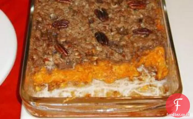 Patate dolci al bourbon con salsa di noci pecan