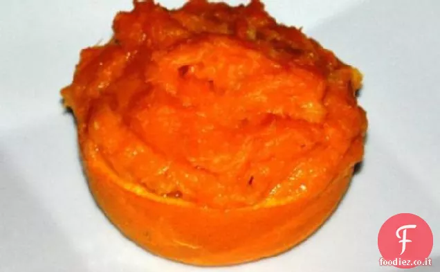 Ignami in gusci arancioni