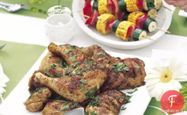 Pollo alla griglia stile marocchino