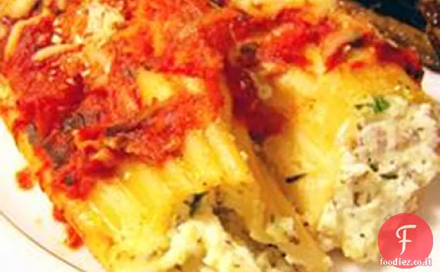 Tre Manicotti di Formaggio