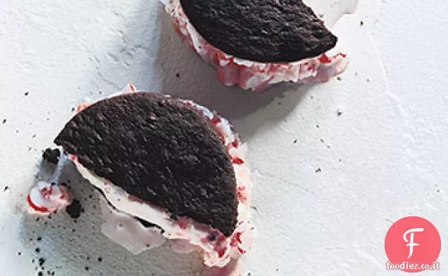 Panini al cioccolato e menta piperita Caramelle gelato