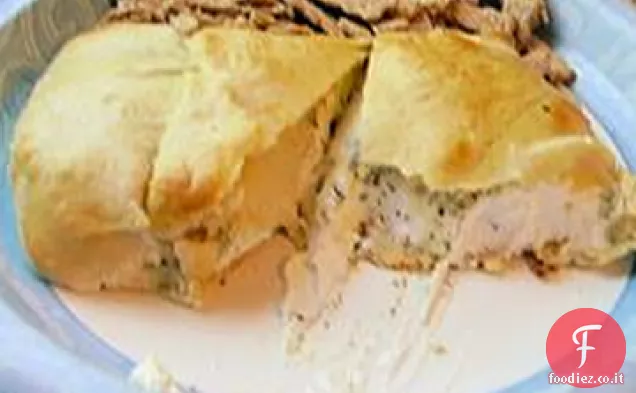 Antipasto di crema di formaggio al forno