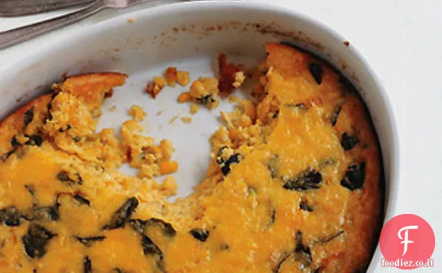Budino di mais con Basilico