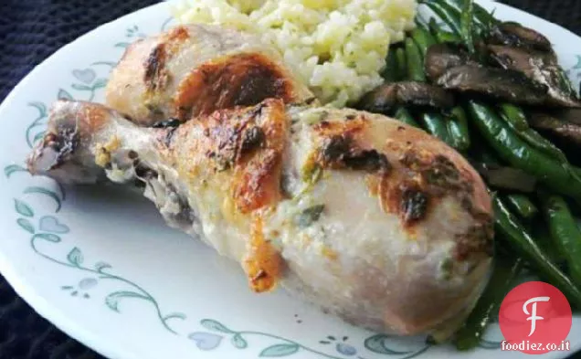 Petto di pollo arrosto alle erbe