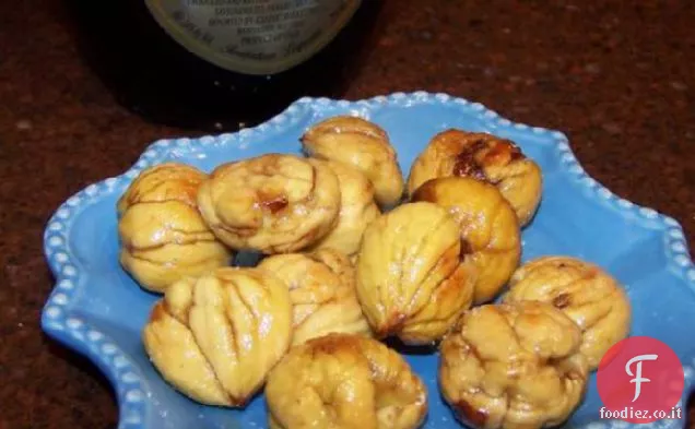 Castagne tostate glassate
