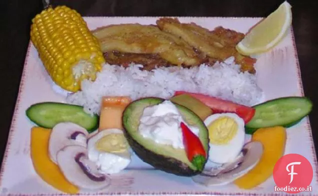 Curry alla banana. (Vegetariano.)