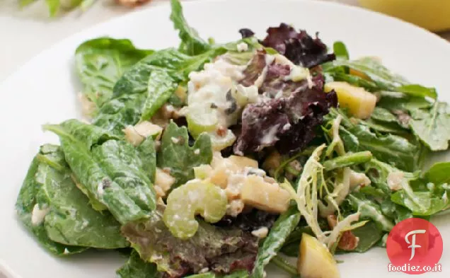 Insalata Waldorf al curry senza glutine