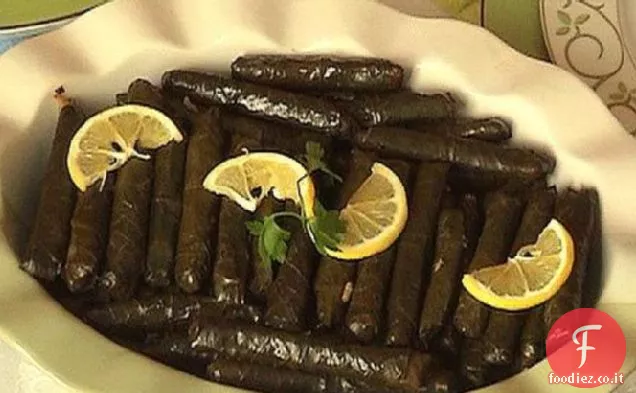 Foglie di vite ripiene-Autentica ricetta turca Dolma
