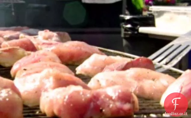Spigola alla griglia con salsa di peperoncino Tailandese
