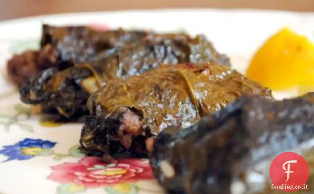 Dolma greco Aka foglie di vite ripiene