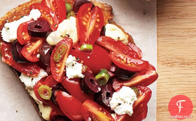 Panini Hummus a faccia aperta