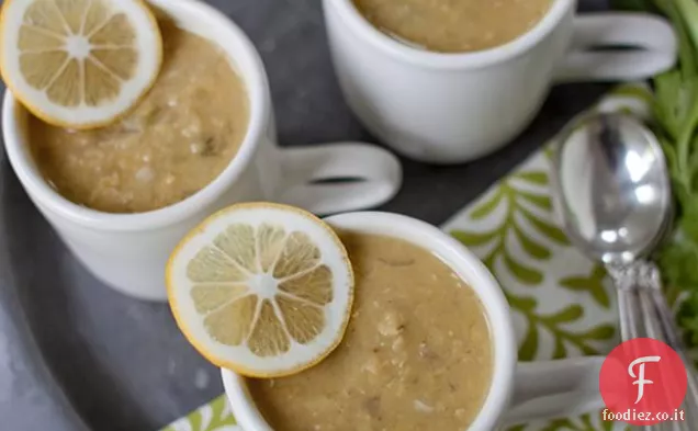 Zuppa di lenticchie al limone