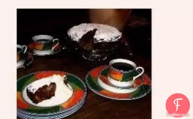 Budino al cioccolato di mele