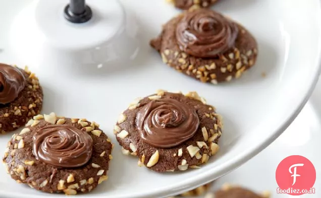 Impronte al cioccolato e nocciola