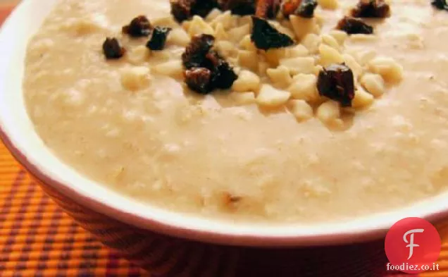 Farina d'avena ciliegia-nocciola